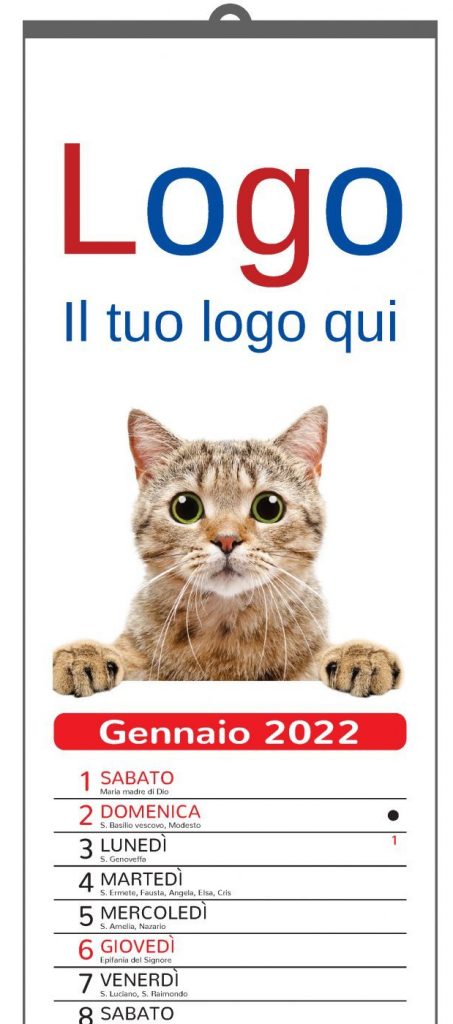 Calendario Cani e Gatti personalizzato