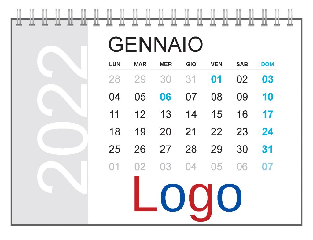 Calendario da scrivania personalizzato